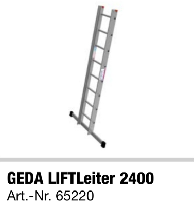 Rebrík 240 cm  Akku lift