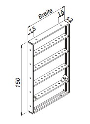 Panel šal. uni. 70x150