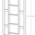 Rám 1,35x0,75, 3-stup.