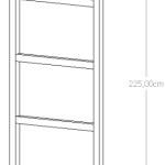 Rám 2,25x0,75, 5-stup.
