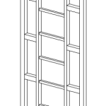 Rám 2,3x0,75