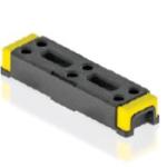 Použitý podstavec 18 kg  PVC  žlto čierny pre plné ploty