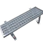 Stavebný schod š 80 cm s púzdrom pre stĺpik - stavebné schody priame - 1